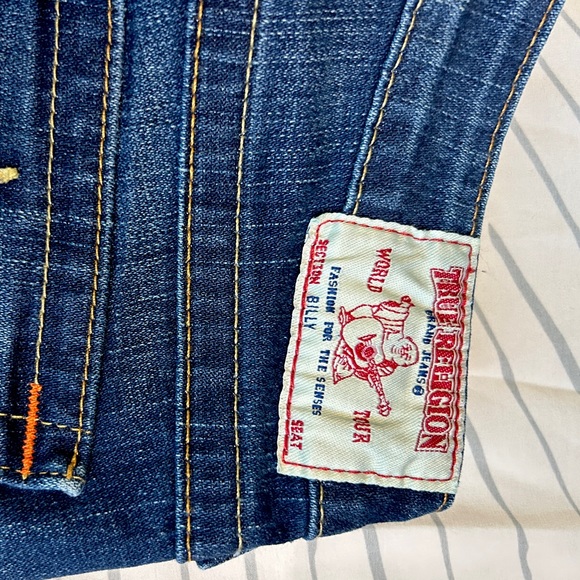 True Religion Billy Jeans W27 White Tag w/ Red Stitching - Picture 7 of 7